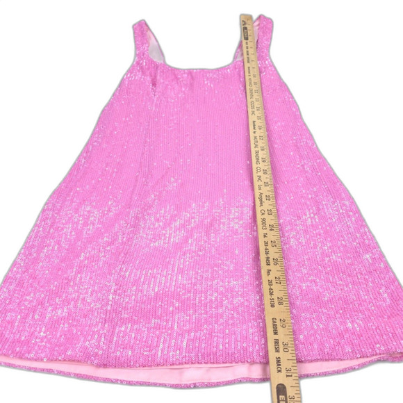NEW Show Me Your Mumu Barbie Lets Go Mini Dress Pink Sequin 90s Y2k Coquette - Picture 4 of 8